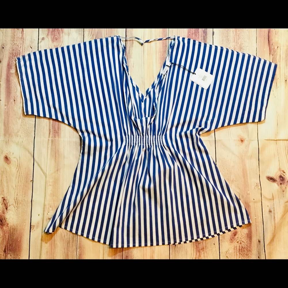 Onus Alessandra striped swim cover up - Picture 3 of 6